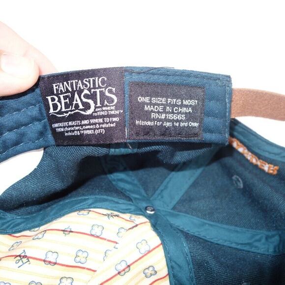 Fantastic Beasts Strapback Newt Scamander Hat - Picture 6 of 6